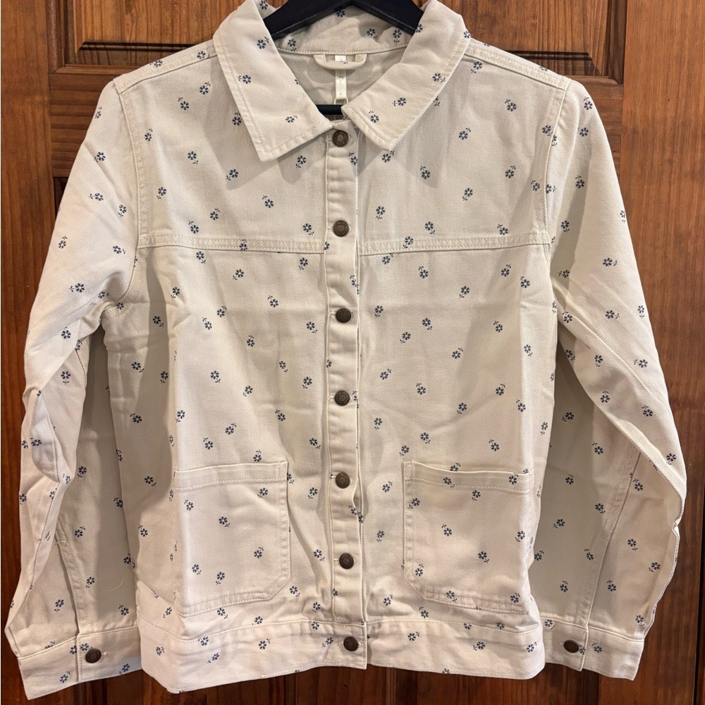 NWT - Rylee + cru Denim Chore Coat | Blue Daisy - Picture 5 of 5